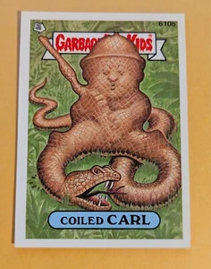Topps 1988 GPK Garbage Pail Kids Serie 15 troquelado #610b Enrollado Carl Exc. - Imagen 1 de 2