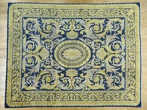 10'10"x13'8" Old Spanish Savonnerie Exc Cond HandKnotted Oversize Rug G34424 - Picture 1 of 12