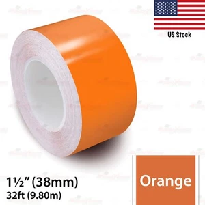 1-1/2" Vinyl Pinstriping Pin Stripe Car Styling Tape Decal Sticker 38mm ORANGE - Bild 1 von 13