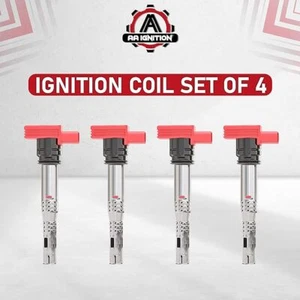 Ignition Coil Pack Set of 4 - Replaces 06E905115E, 06H905115B, 07K905715F - Audi - Bild 1 von 5