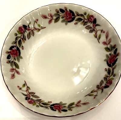 Vintage Japan Creative Fine China Regency Rose Fruit / Dessert Bowl 5.5" Flowers - Image 1 of 4