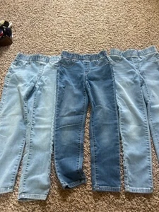 evsie girls jeans pull on size 8 - Picture 1 of 4
