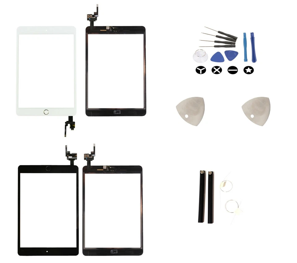 Screen Repair Kit Fit iPad Mini 3 A1599 A1600 Touch Digitizer Glass Replacement - Image 1 of 1