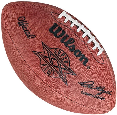 SUPER BOWL XX 20 Authentic Wilson NFL Game Football - CHICAGO BEARS Cover