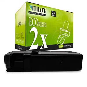 2x Mehrwegtoner Éco C13S050630 Toner Noir Alternative pour Epson C2900DN CX29DNF - Photo 1/3