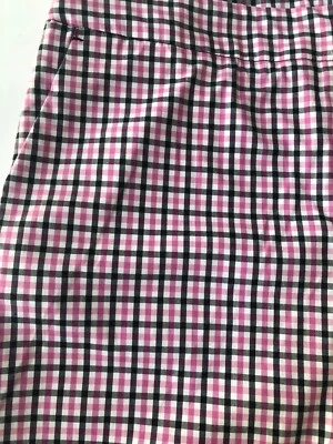 Pantalones Cortos Jones New York Cuadros 12” Entrepierna Frontal Cremallera Bolsillos Elastizados Para Mujer 14 Nuevos con Etiquetas Foto 1 de 4