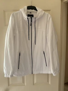 DKNY Sport Ladies Jacket, Windbreaker, White, Size X-LARGE, Bnwot - Picture 1 of 12