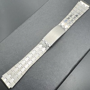 Vintage Fit For Bulova Accutron S/S Watch Metal Band Bracelet 17.5 &20.7mm BU-53 - Picture 1 of 9