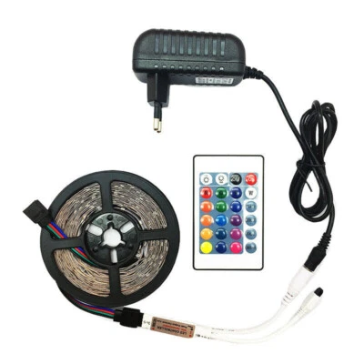 5M DC12V RGB Led Light Flexible Lighting Ribbon Tape White/Warm White/Blue Strip - Image 1 of 4