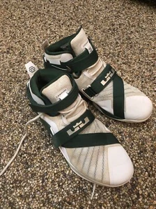 Nike Mens Lebron Soldier Green Basketball Shoes Sneakers (14) US - Picture 1 of 7