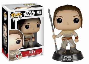 Star Wars Episodio VII Pop! Vinilo Bobble Head Rey 10 CM Figura Funko N º 58 - Imagen 1 de 1