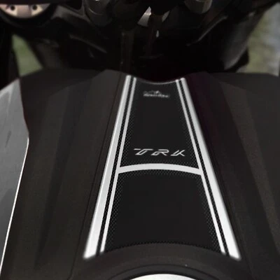 ADESIVI 3D PER PARASERBATOIO MOTO SLIM COMPATIBILE CON BENELLI TRK 502 X BIANCO