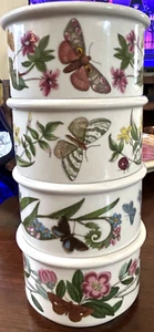 THE BOTANIC GARDEN Set of 4 Stacking / Stackable Ramekins Portmeirion Britain - Picture 1 of 12