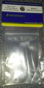 Nuevo montaje en pluma cola Microheli Delrin 3 mm MH-MCPX005T3 - Imagen 1 de 1