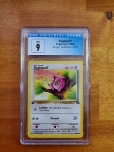 Jigglypuff Jungle Set First Edition 1st CGC 9 Pokemon - Picture 1 of 2