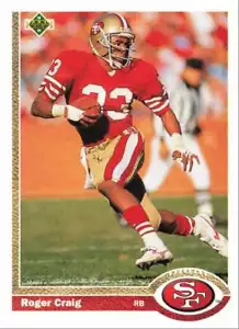 1991 Upper Deck Football Roger Craig San Francisco 49ers #143 - Picture 1 of 2