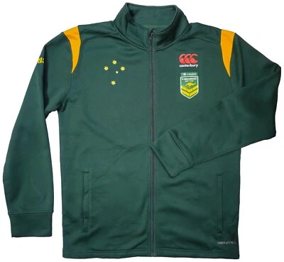 Canterbury Activewear Jackets Kangaroos Herren Grün Full Zip Trainingsjacke Gr. L - Bild 1 von 4