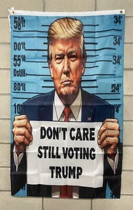 Donald Trump Flag FREE SHIP Vote For The Felon America Republican USA Sign 3x5' - Picture 1 of 1