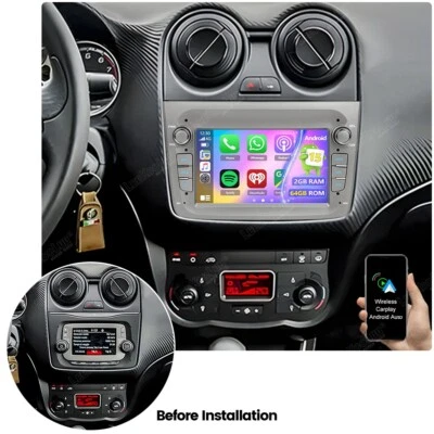 LEEKOOLUU Radio de coche Apple Carplay para Alfa Romeo Mito 2008-2019 Android 15 GPS WIFI SWC BT