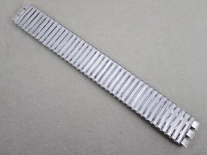 17mm lug size st. steel stretch watch band for Swatch clear plastic cover 5.75" - Picture 1 of 3