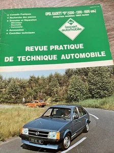 Revue Technique OPEL KADETT D 1.2 1.3 1.6 1200 1300 1600 L GL ESSENCE 1983 - Picture 1 of 16
