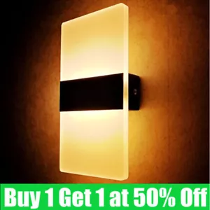 LED Wall Lamp Fixture Sconce Spot Lighting Bedroom Living Hallway Stairs light - Picture 1 of 7