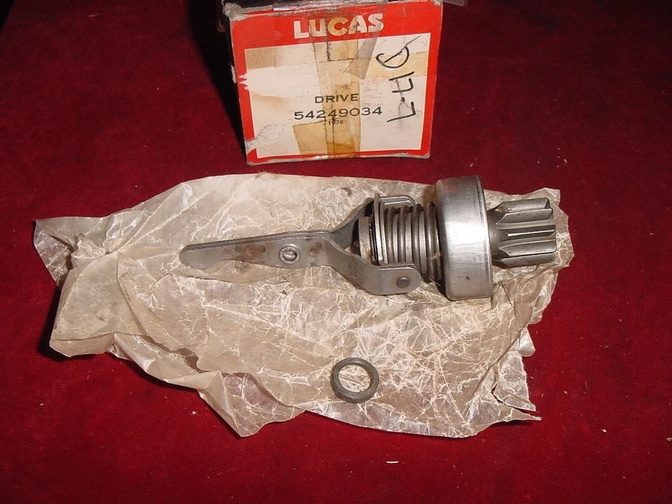 NOS Lucas Starter Drive Assy W/ Lever Triumph Stag 70-73 - Image 1 of 4