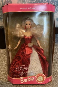 Special Edition BARBIE DOLL Red Dress Target 35th Anniversary NEW - Picture 1 of 4