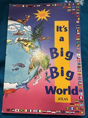 It's a Big, Big World Atlas FOR KIDS (1992, Hardcover) 15.75" X 22.75" SCHOOL - Image 1 of 4