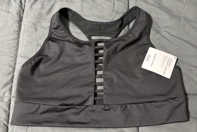 Victoria's Secret Womens Black Victoria Sport Pullover Sports Bra Size XL - Image 1 of 4