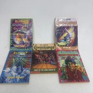 Set Of 5 R.L. Stein Goosebumps Including Night Of The Loving Dummy III - Bild 1 von 15