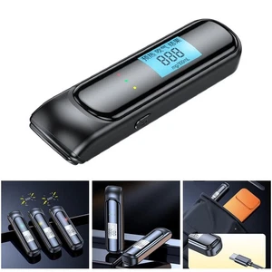 Fast Response Portable Breathalyzer Automatic Alcohol Tester USB Rechargeable - Picture 1 of 12