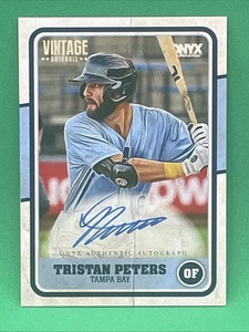 2025 Onice Vintage Tristan Peters Autografo #VATRPE Raggi RC Auto - Foto 1 di 2