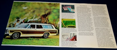 1967 Ford Country Squire Wagon Original Dealer Large Advertisement Print Ad 67 - Image 1 of 3
