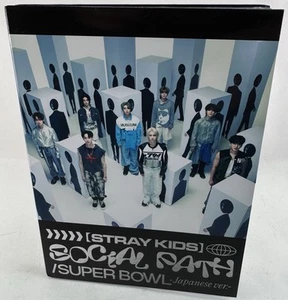 Stray Kids Social Path feat. LiSA Super Bowl Japanese Ver Used CD & Blu-ray Set - Picture 1 of 4