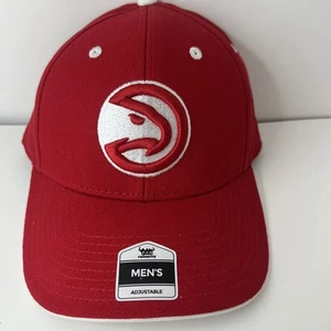 New Atlanta Hawks Fan Favorite Brand NBA Red Adjustable Strapback Cap Hat - Picture 1 of 8