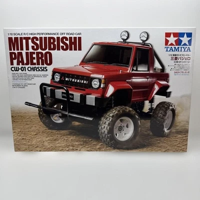 Tamiya Mitsubishi Pajero 1/10 RC Off-Road Car CW-01 Chassis Used - Image 1 of 4