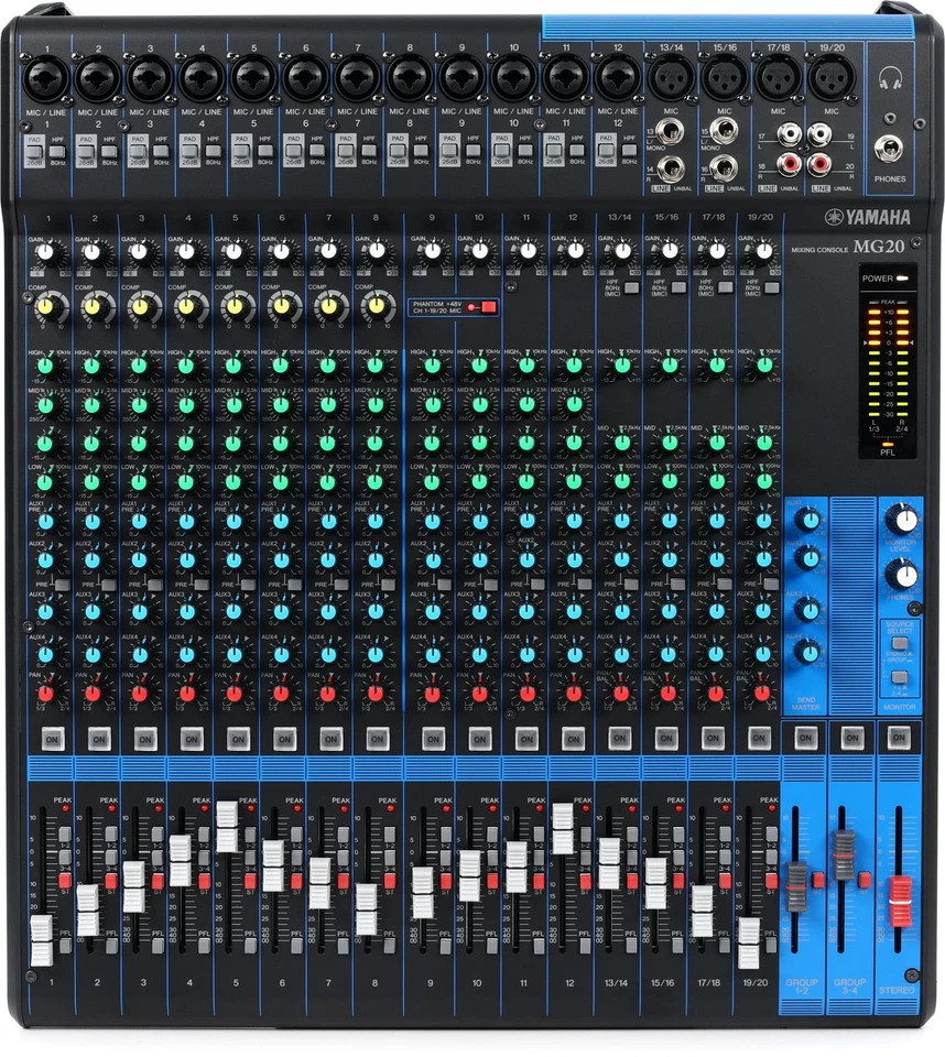 Yamaha MG20 20-channel Analog Mixer - Image 1 of 1