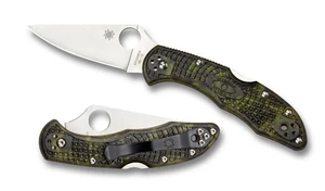 Spyderco Knives Delica 4 Lockback VG-10 Stahl C11ZFPGR Zome Green Taschenmesser - Bild 1 von 4