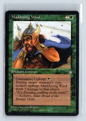 (2x) MADDENING WIND – MTG Magic the Gathering Card – Ice Age – Uncommon - Image 1 of 4