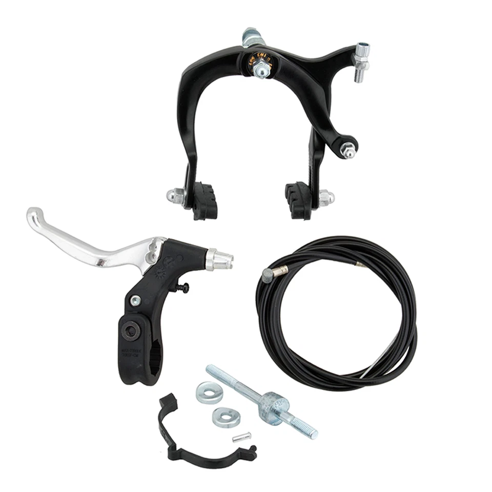 Sunlite MX1000 Side Pull 73-92mm Brake Caliper Kit - Lever & Cable/Housing Black - Image 1 of 1