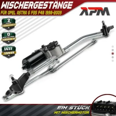 Wischergestänge Scheibenwischergestänge + Wischermotor für Opel Astra G 1998-09 - Bild 1 von 4