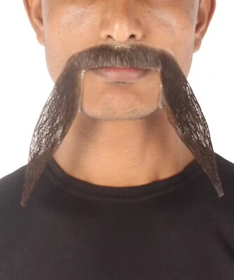 Cabello sintético para hombre cuerda larga bigote cosplay cabello facial M-1314 Foto 1 de 4