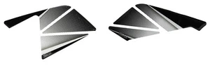 Depósito lateral pad moto negro blanco dotwork compatible para KTM 125 Duke - Imagen 1 de 7