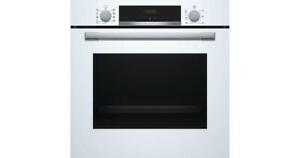 BOSCH Serie 4 HBS534BW0B Electric Oven - White- Stainless Steel- A+ Rated