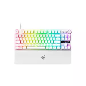 Razer Huntsman V3 Pro Tenkeyless Analog Optical Esports Gaming Keyboard - White - Picture 1 of 3