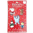  Rudolph the Red-Nosed Reindeer 5 Pk Mini Ornament Set Hermey Bumble Sam Santa