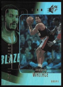 1999-00 SPx #67 Rasheed Wallace Portland Trail Blazers