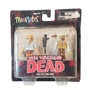 The Walking Dead Mini Mates - Andrea and Stabbed Zombie | DIAMOND SELECT 2012 - Picture 1 of 7