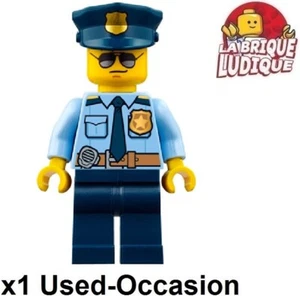 LEGO Figürchen Minifig City Polizei Polizist Offizier Chef Badge cty0778 Used Tf - Imagen 1 de 1